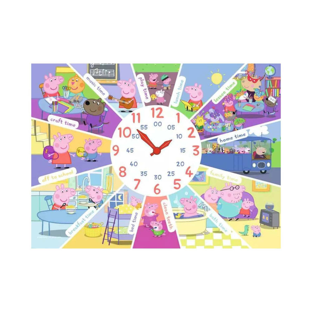 Peppa Pig Tell the Time (60 pcs) CASSE-TÊTE - 50 - 99 morceaux
