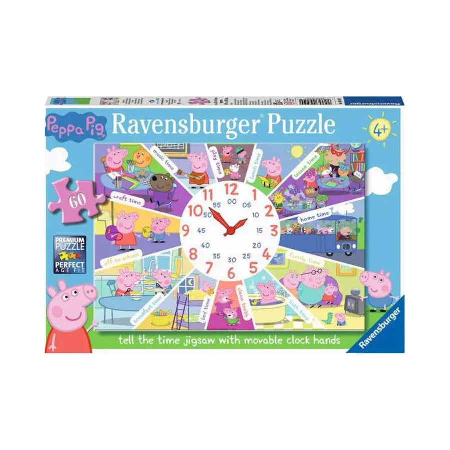 Peppa Pig Tell the Time (60 pcs) CASSE-TÊTE - 50 - 99 morceaux