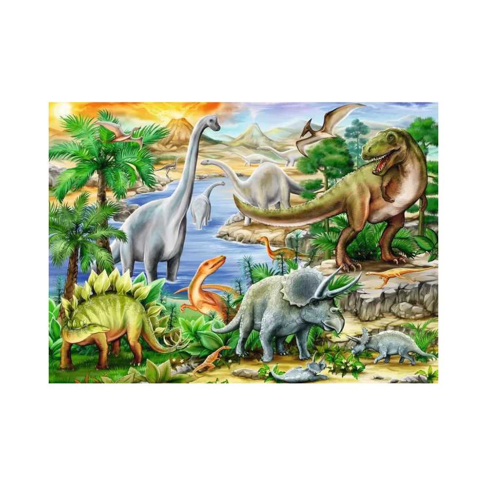 Prehistoric Life (60 pcs) CASSE-TÊTE - 50 - 99 morceaux