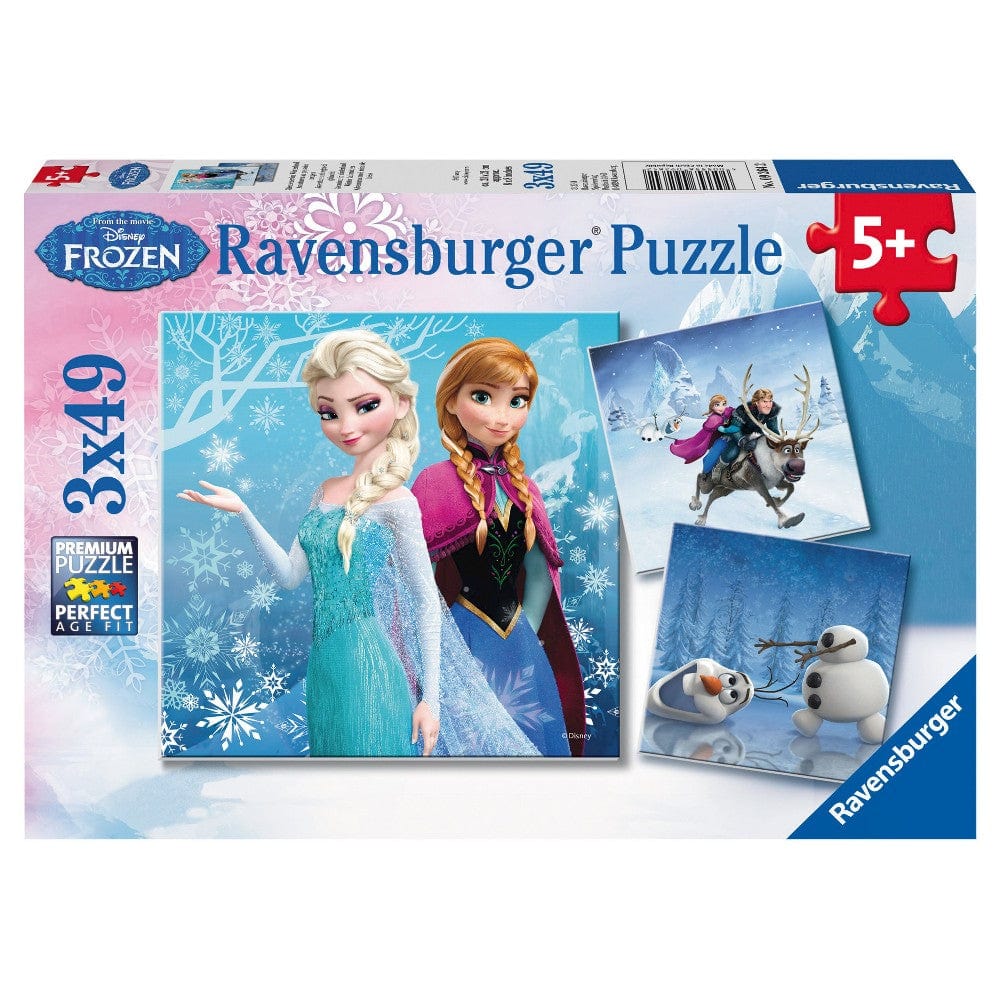 Puzzle 3 x 49: Winter Adventures CASSE-TÊTE - 50 - 99 morceaux
