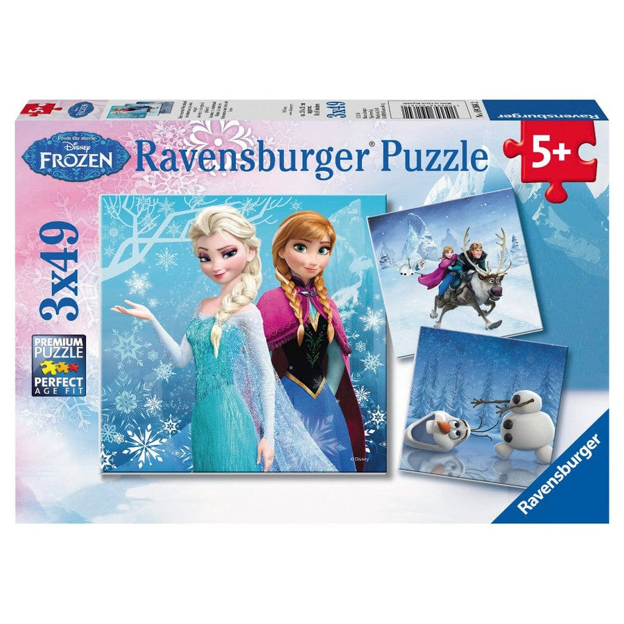 Puzzle 3 x 49: Winter Adventures CASSE-TÊTE - 50 - 99 morceaux