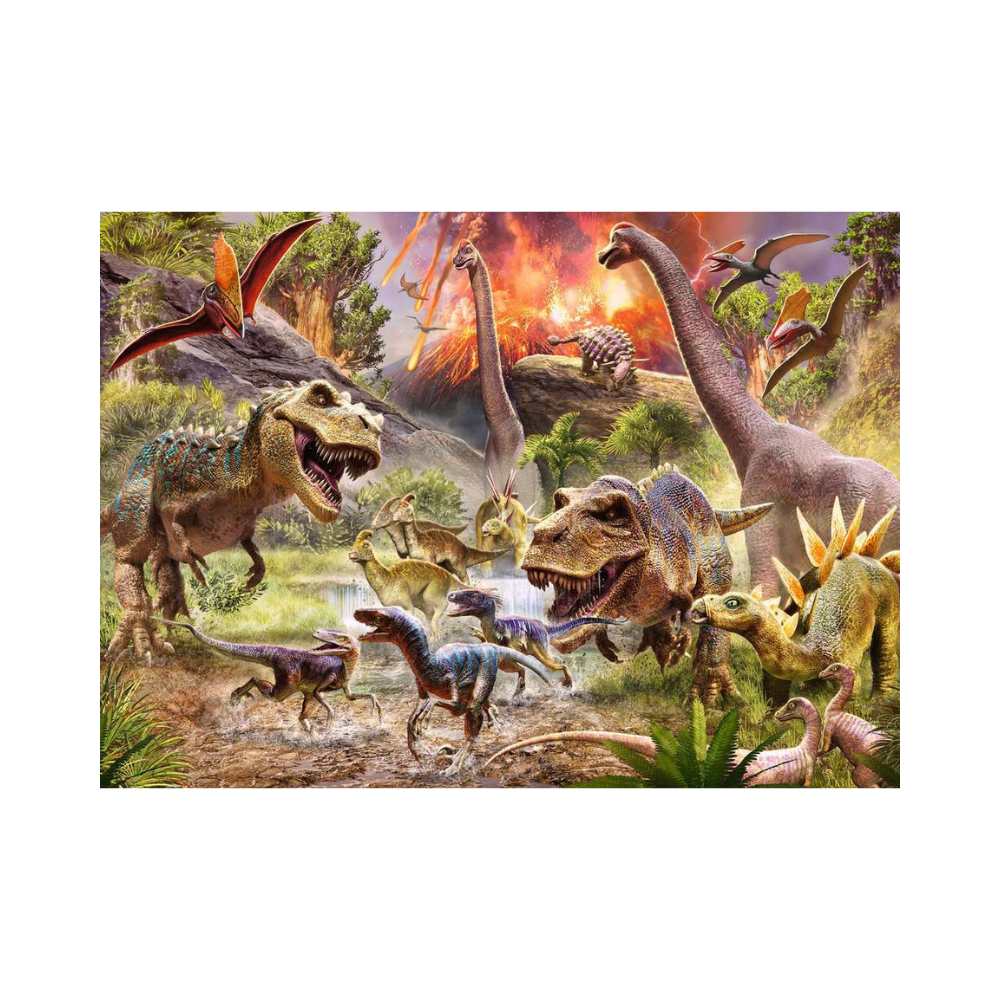 Puzzle 60: Dinosaur Dash CASSE-TÊTE - 50 - 99 morceaux