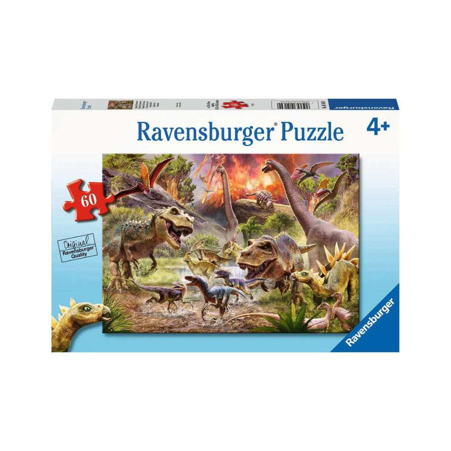 Puzzle 60: Dinosaur Dash CASSE-TÊTE - 50 - 99 morceaux