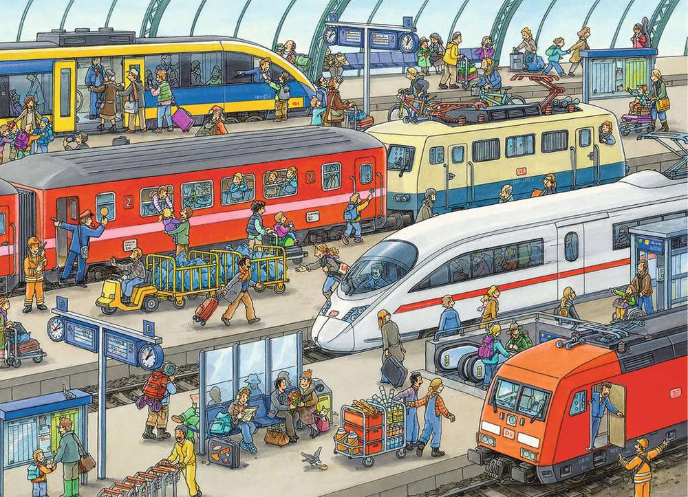 Puzzle 60: La gare CASSE-TÊTE - 50 - 99 morceaux