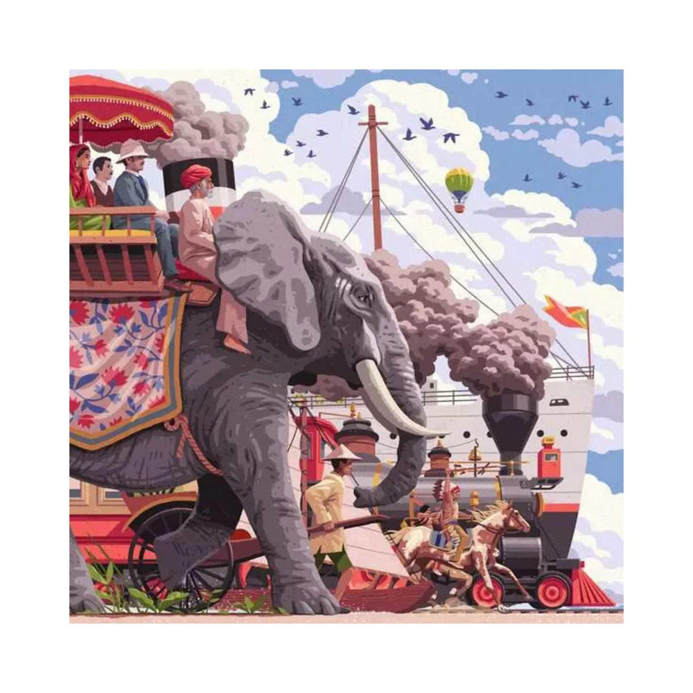 Art&Soul: Around The World in 80 Days (750 pcs) CASSE-TÊTE - 600 - 900 morceaux