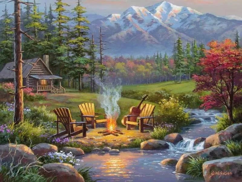 Puzzle 750: Riverside Kingdom CASSE-TÊTE - 600 - 900 morceaux