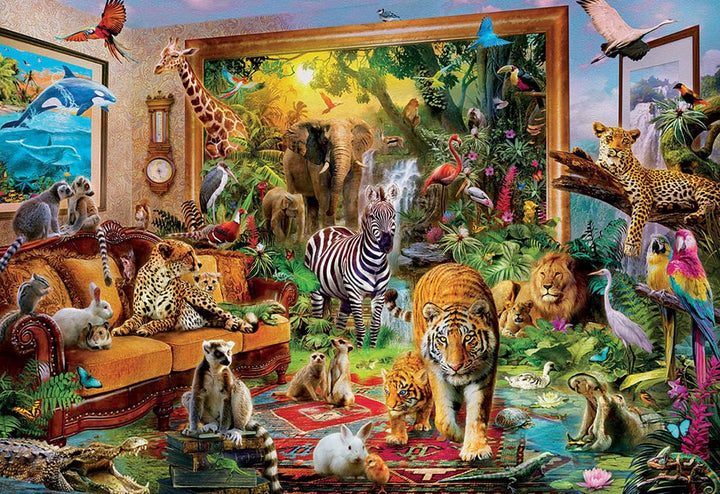 Puzzle 6000: En entrant dans la chambre CASSE-TÊTE - 6000 morceaux