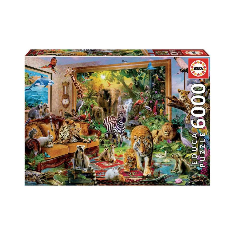 Puzzle 6000: En entrant dans la chambre CASSE-TÊTE - 6000 morceaux