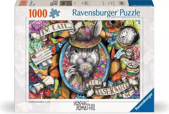 Casse-tête,  Fashionably Late (1000 pcs) CASSE-TÊTE - 1000 morceaux