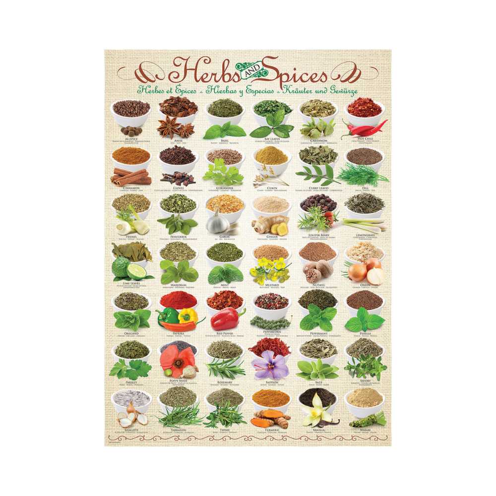 Herbes et épices (Puzzle 1000 pcs) CASSE-TÊTE