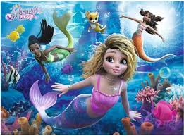 Casse-tête, Mermaid Magic (200 pcs XXL) CASSE-TÊTE - 200 - 275 morceaux