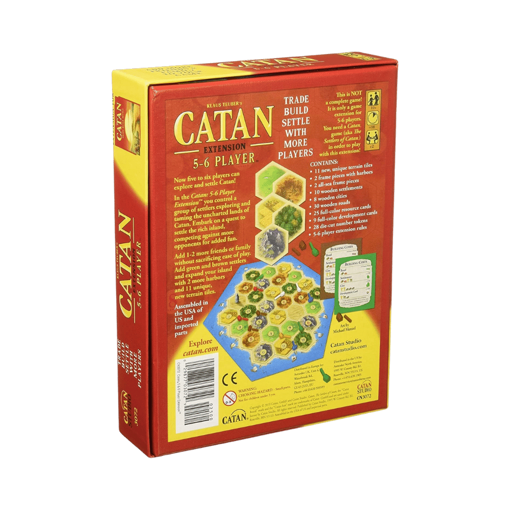 Catan: 5/6 Players Exp. (EN) JEUX - Stratégie - Stratégie léger