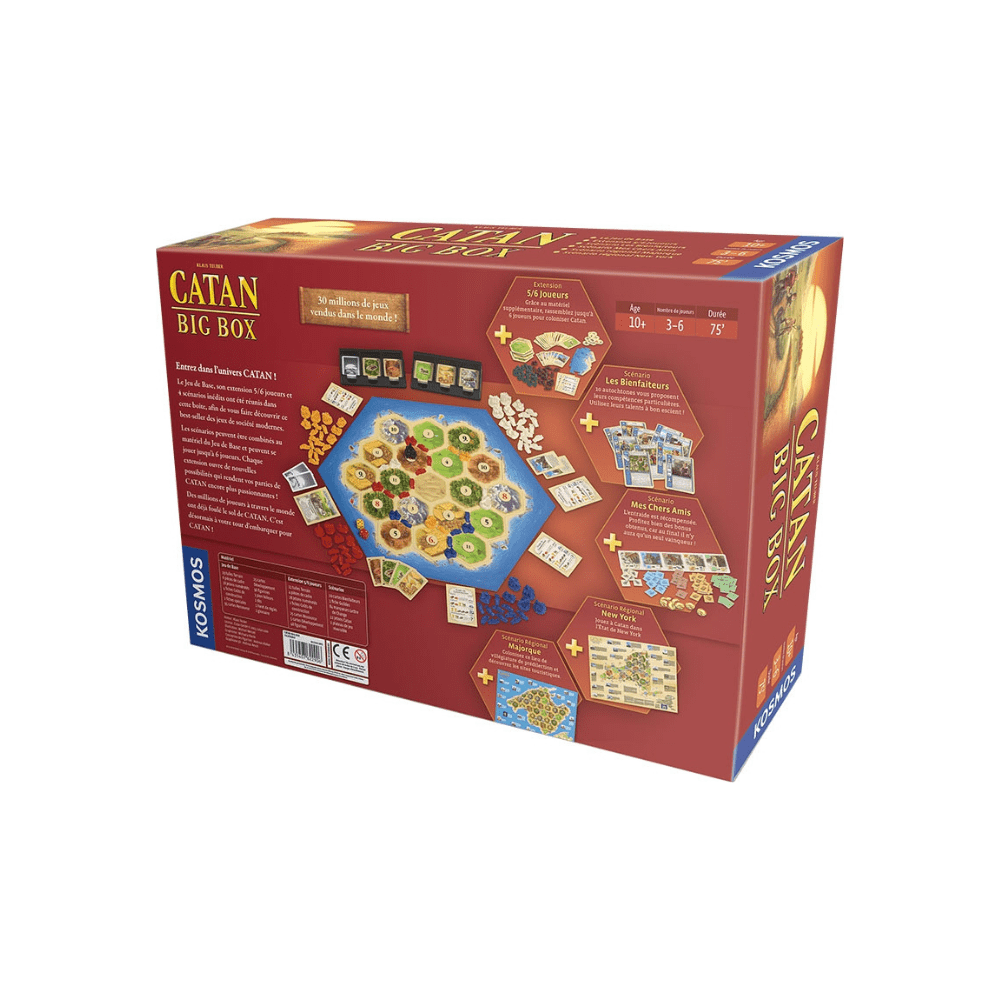 Catan - Big Box (FR) JEUX - Stratégie - Stratégie léger