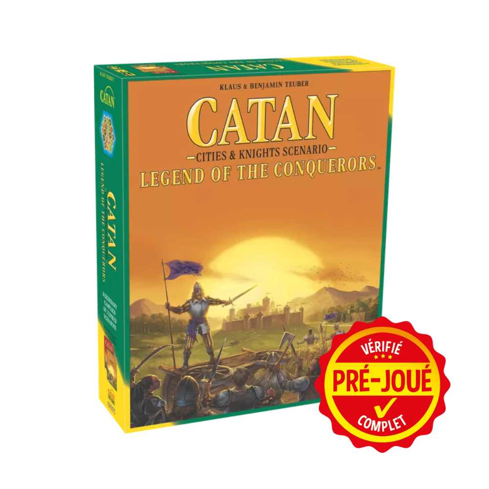 Catan: Cities &amp; Knights - Legend of the conqueror (pré-joué) (EN) BAZAR - Bazar - Stratégie