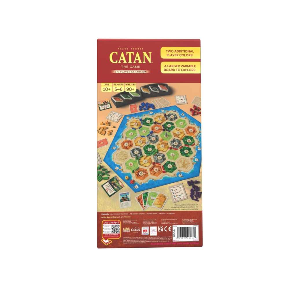 CATAN Exp: 5-6 Players - 6th Edition (EN) JEUX - Stratégie - Stratégie léger