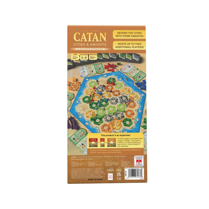 CATAN Exp: Cities & Knights 5-6 Players - 6th Edition (EN) JEUX - Stratégie - Stratégie léger