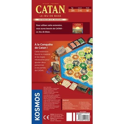 CATAN Ext: 5-6 Joueurs - 6e Edition (FR) JEUX - Stratégie - Stratégie léger