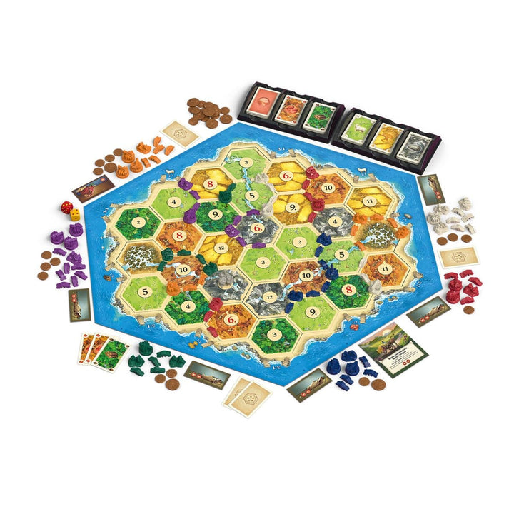 CATAN Ext: Barbares et Marchands - 5/6 joueurs - 6e édition (FR) JEUX - Stratégie - Stratégie léger