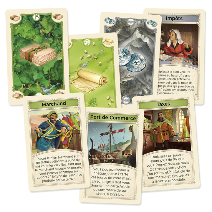 CATAN Ext: Villes et Chevaliers 5-6 Joueurs - 6e Edition (FR) JEUX - Stratégie - Stratégie léger