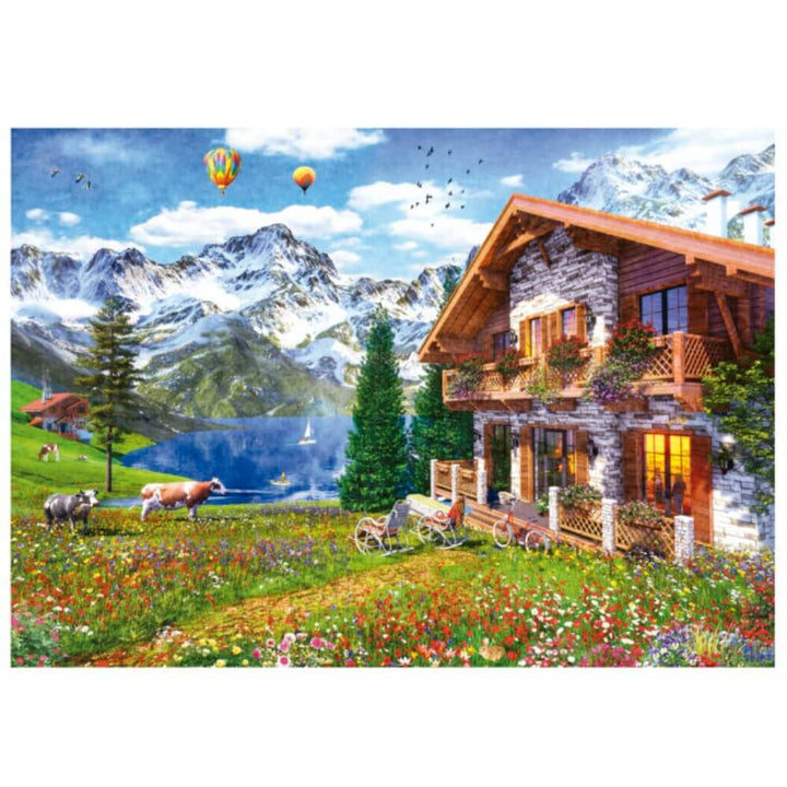 Chalet Alpin | At home in Alps (Puzzle 4000 pcs) CASSE-TÊTE - 4000 morceaux