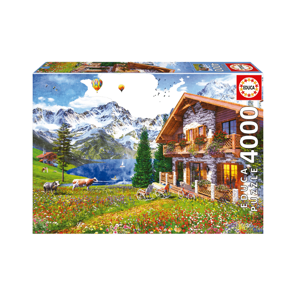 Chalet Alpin | At home in Alps (Puzzle 4000 pcs) CASSE-TÊTE - 4000 morceaux