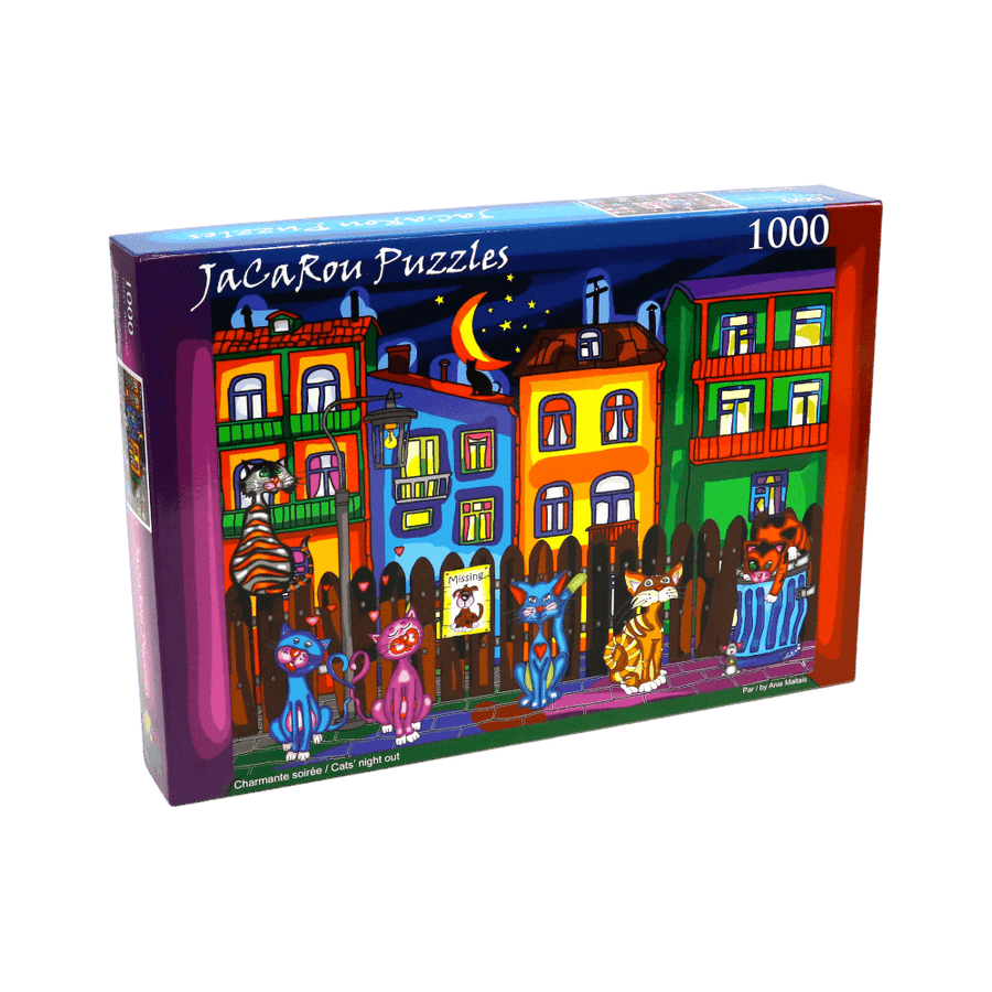 Charmante soirée | Cats’ Night Out (Puzzle 1000 pcs) CASSE-TÊTE - 1000 morceaux