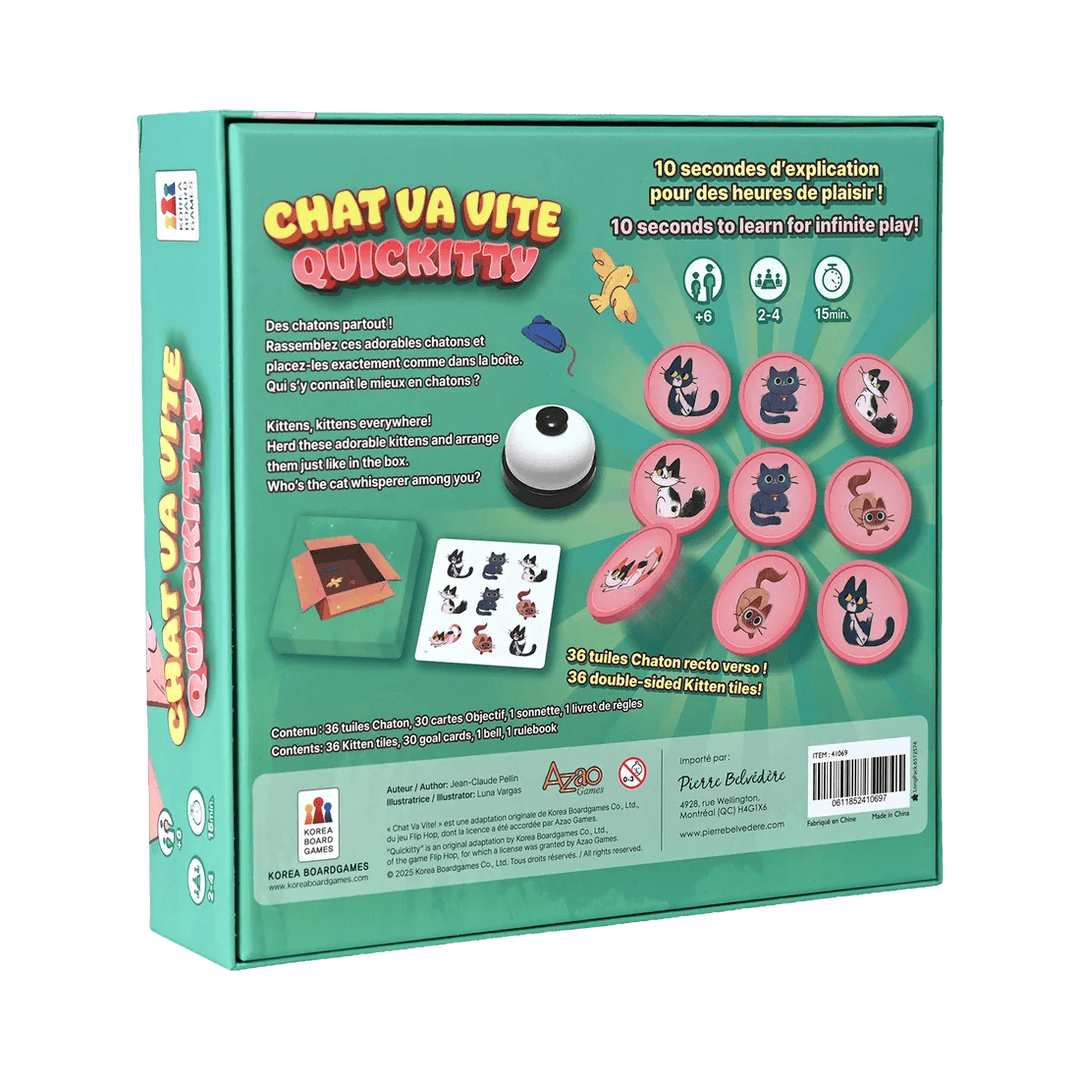Chat va vite / Qickkitty (ML) JEUX - Enfants - Enfants 6 ans +