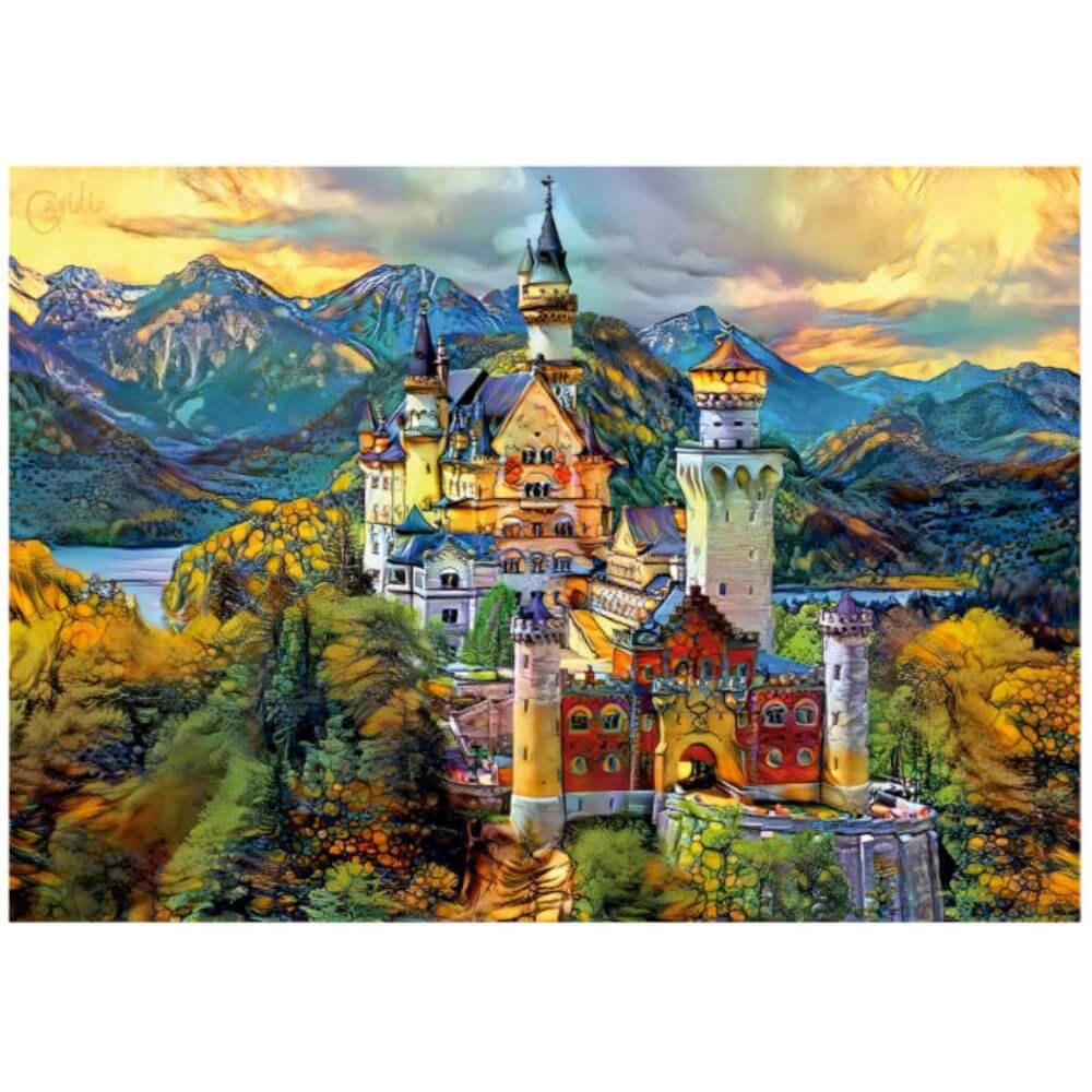 Château de Neuschwanstein | Neuschwanstein Castle (Puzzle 1000 pcs) CASSE-TÊTE - 1000 morceaux