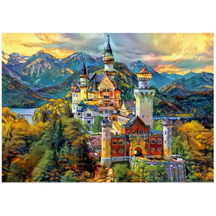 Château de Neuschwanstein | Neuschwanstein Castle (Puzzle 1000 pcs) CASSE-TÊTE - 1000 morceaux