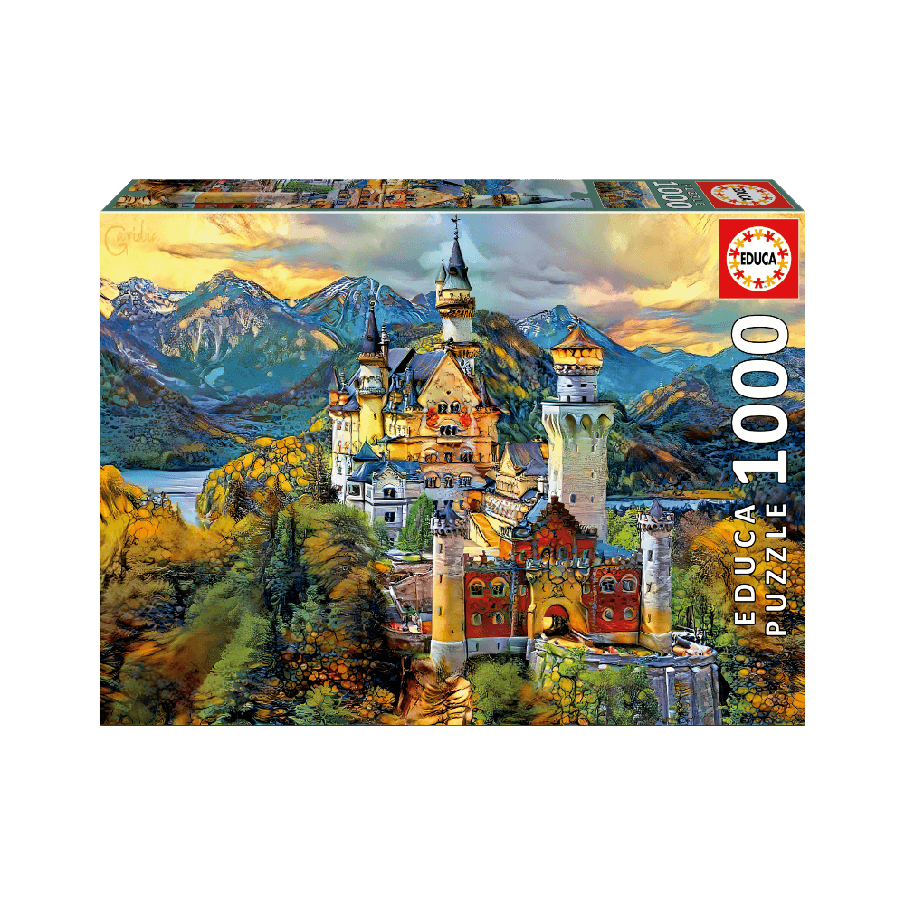 Château de Neuschwanstein | Neuschwanstein Castle (Puzzle 1000 pcs) CASSE-TÊTE - 1000 morceaux