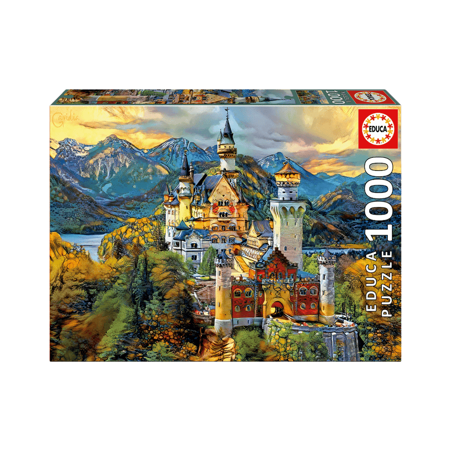 Château de Neuschwanstein | Neuschwanstein Castle (Puzzle 1000 pcs) CASSE-TÊTE - 1000 morceaux