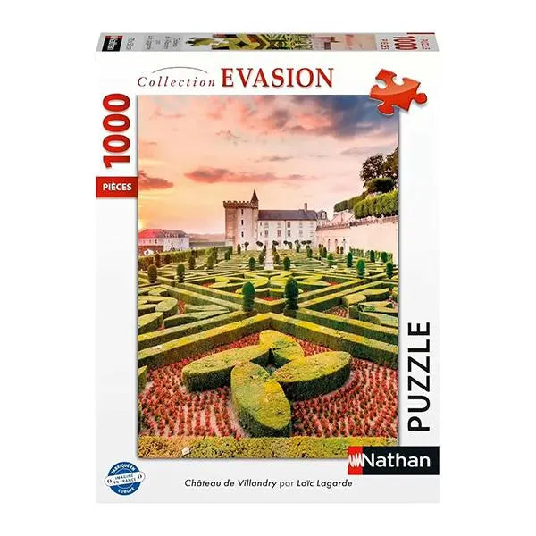 Chateau de Villandry, L.Lagarde (1000 pcs) CASSE-TÊTE - 1000 morceaux