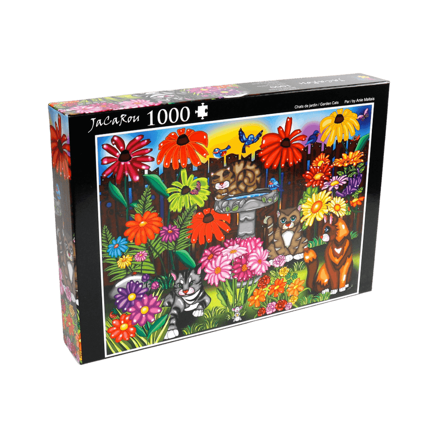Chats de jardin | Garden Cats (Puzzle 1000 pcs) CASSE-TÊTE - 1000 morceaux