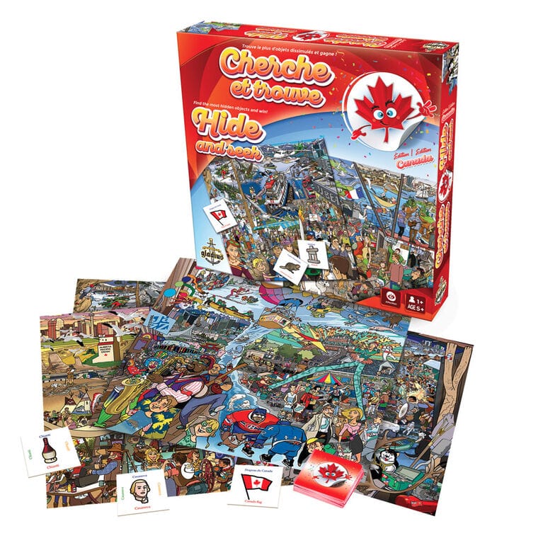 Cherche et trouve : Canada | Hide and Seek: Canada (ML) JEUX - Enfants - Enfants 5 ans +