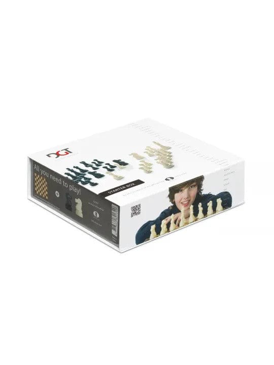 Chess Starter Box - Brown (Pieces +  Board + Clock) (EN) JEUX - Classiques - Dames et échecs