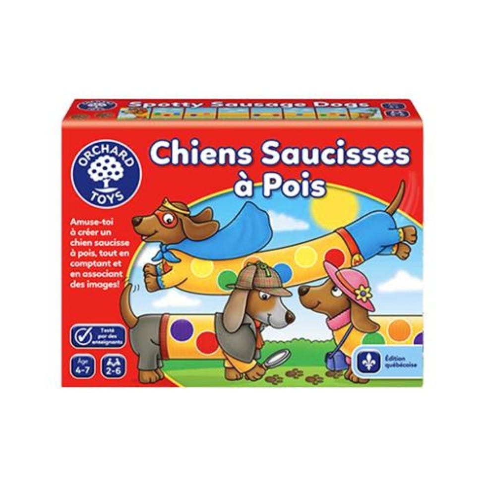 Chiens saucisses à pois (FR) JEUX - Enfants - Enfants 4 ans +