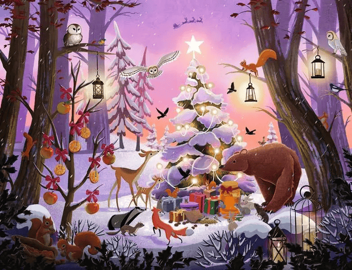 Christmas in the Woods (2000 pcs) CASSE-TÊTE - 2000 morceaux
