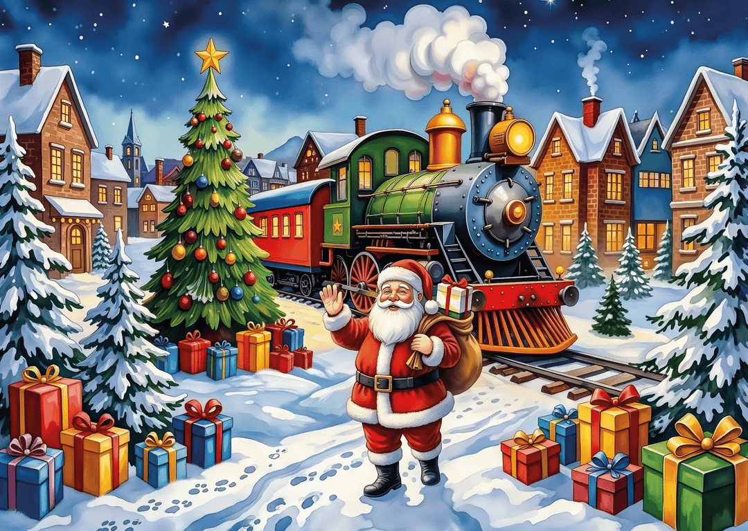 Christmas Wishes Express (1000 pcs) CASSE-TÊTE - 1000 morceaux