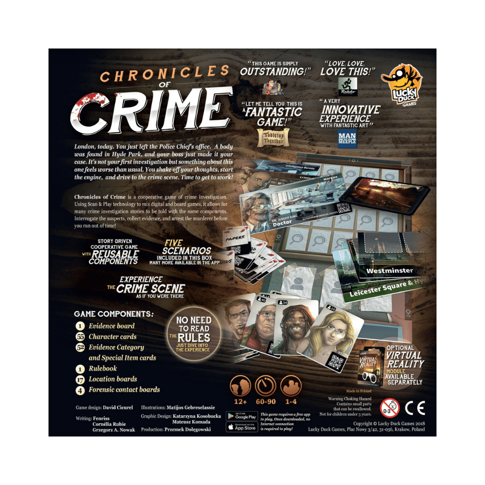 Chronicles of Crime (EN) JEUX - Détective & évasion