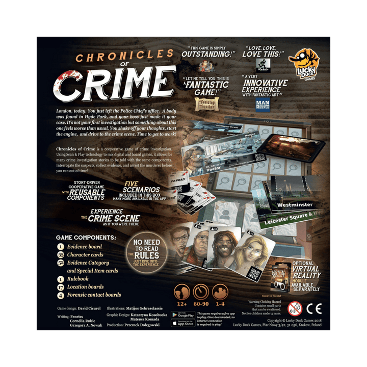 Chronicles of Crime (EN) JEUX - Détective & évasion