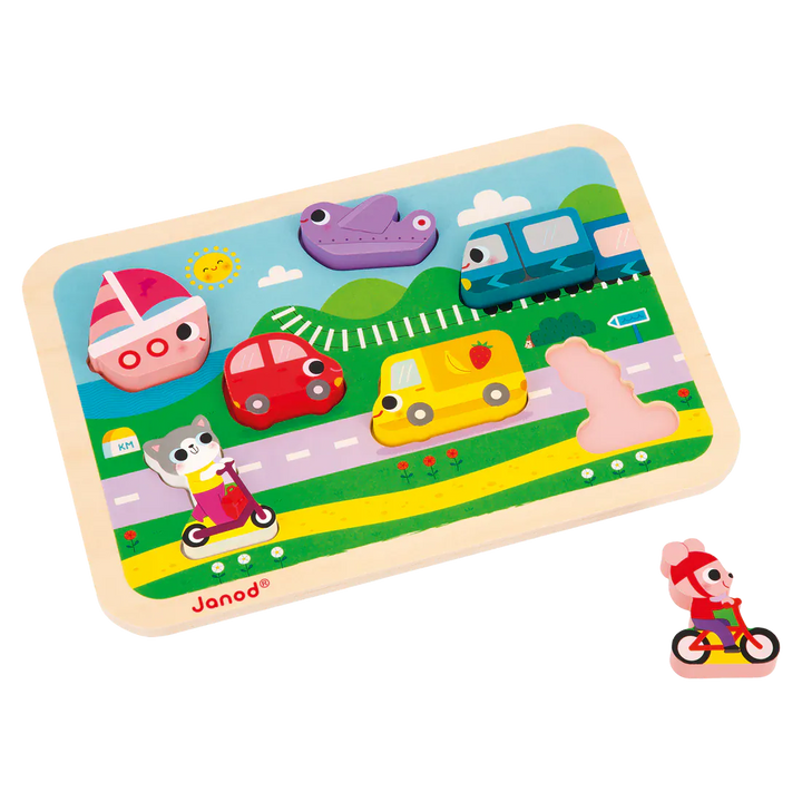 Chunky Puzzle - les Véhicules (ML) CASSE-TÊTE - 2 - 24 morceaux