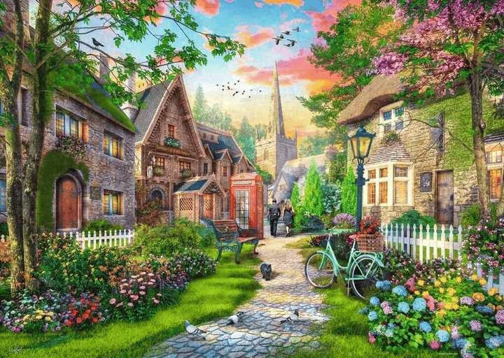 Church Lane (1000 pcs) CASSE-TÊTE - 1000 morceaux