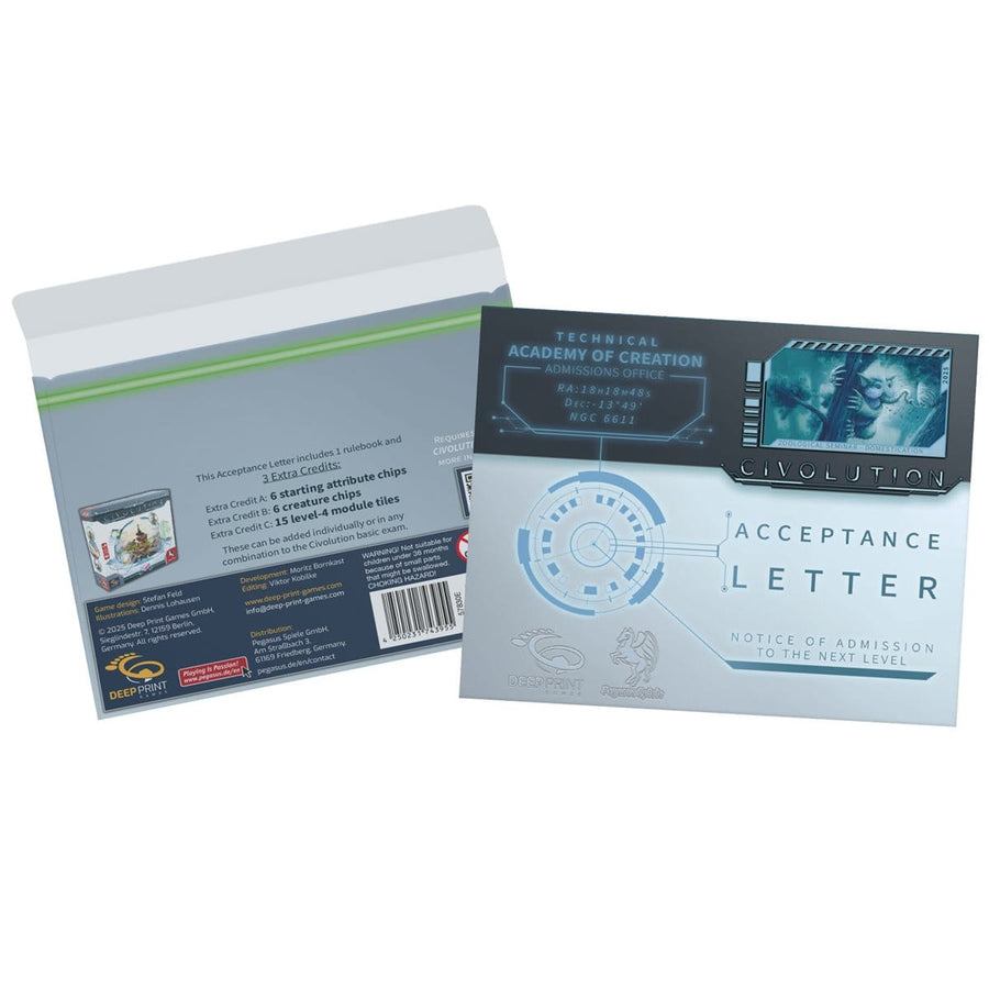 Civolution: Acceptance Letter Exp. (EN) JEUX - Stratégie - Stratégie avancé