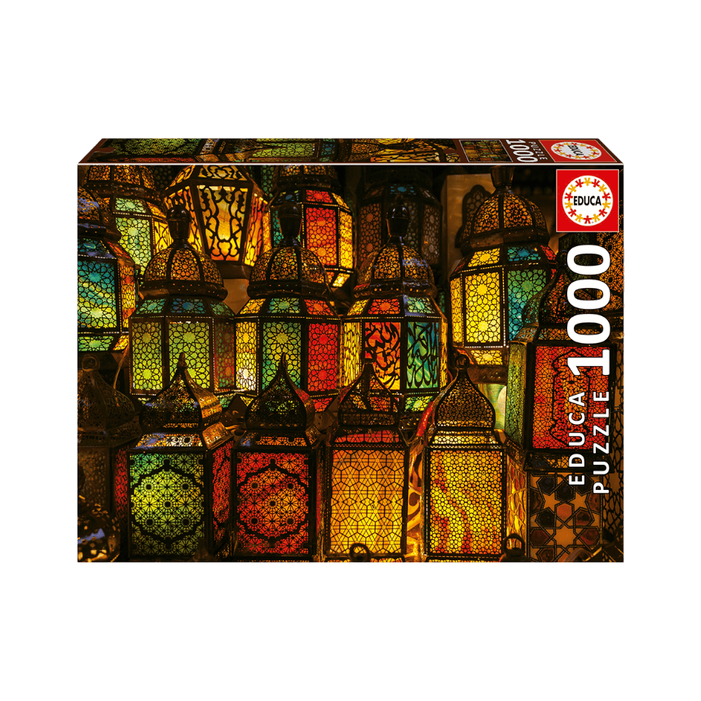 Collage de lanternes casse-tête Educa | Lantern Collage Puzzle