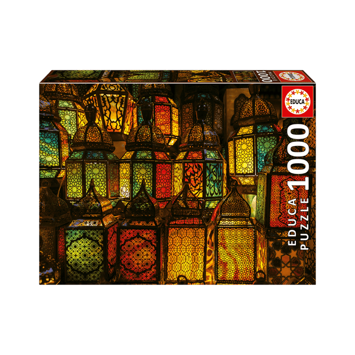 Collage de lanternes casse-tête Educa | Lantern Collage Puzzle