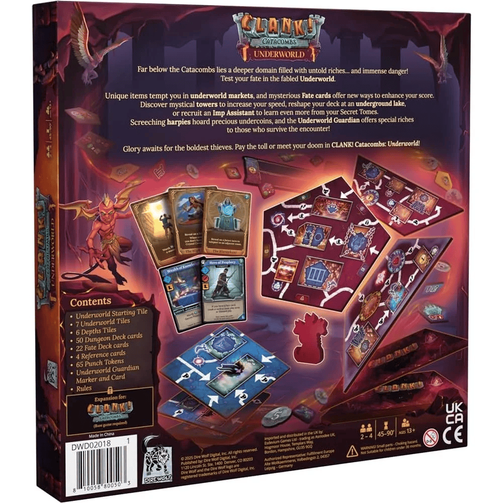 Clank! Catacombs: Underworld (EN) JEUX - Stratégie - Stratégie intermédiaire
