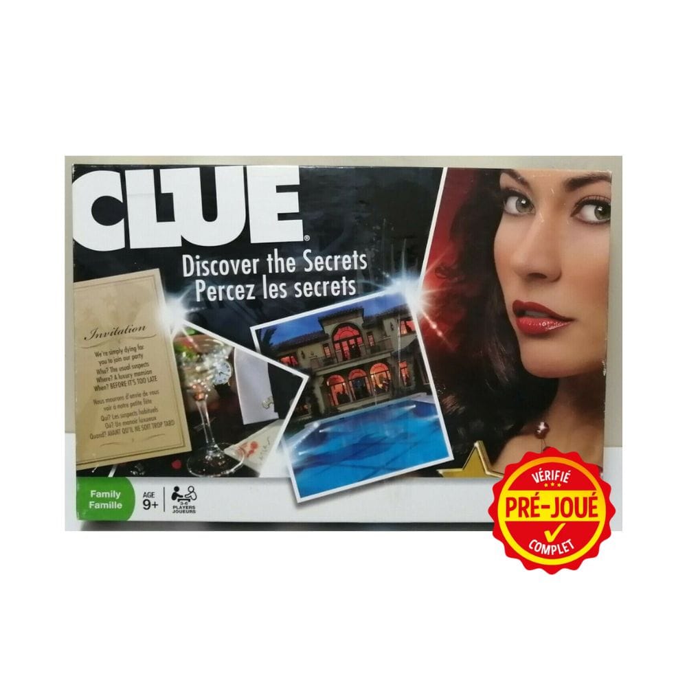 Clue - Percez les secrets (pré-joué) (ML) BAZAR - Bazar - Classique
