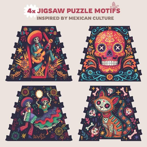 CluePuzzle / Pyramid of the Sun - ext. Day of the Dead (ML) CASSE-TÊTE - CluePuzzle