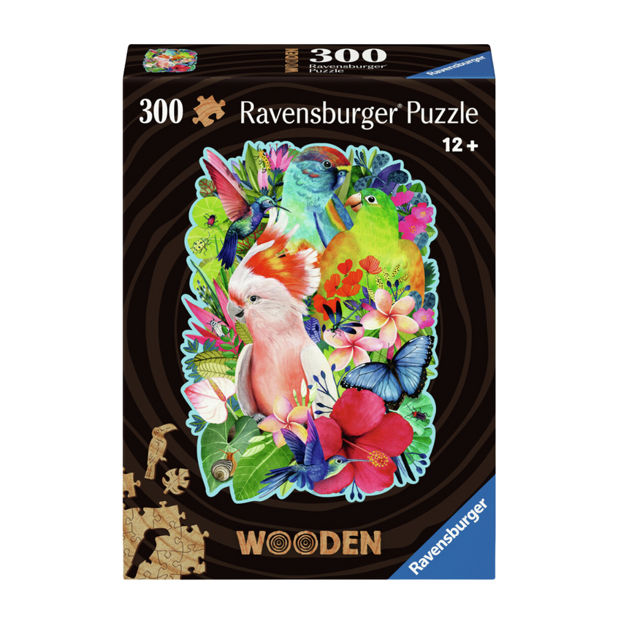 WOOD Ravensburger: Beautiful Birds (casse-tête 300 pc puzzle)