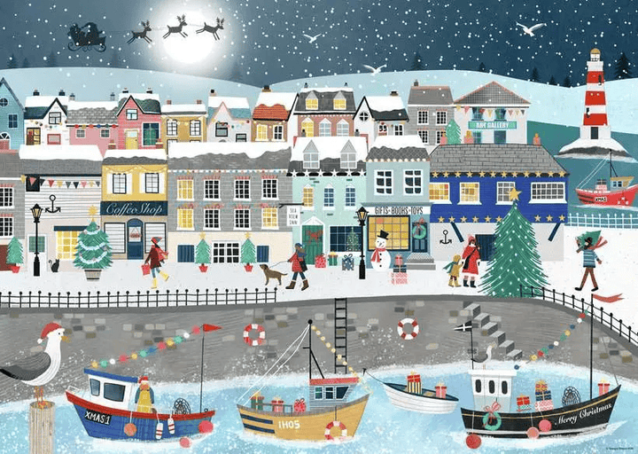 Coastal Christmas (1000 pcs) CASSE-TÊTE - 1000 morceaux